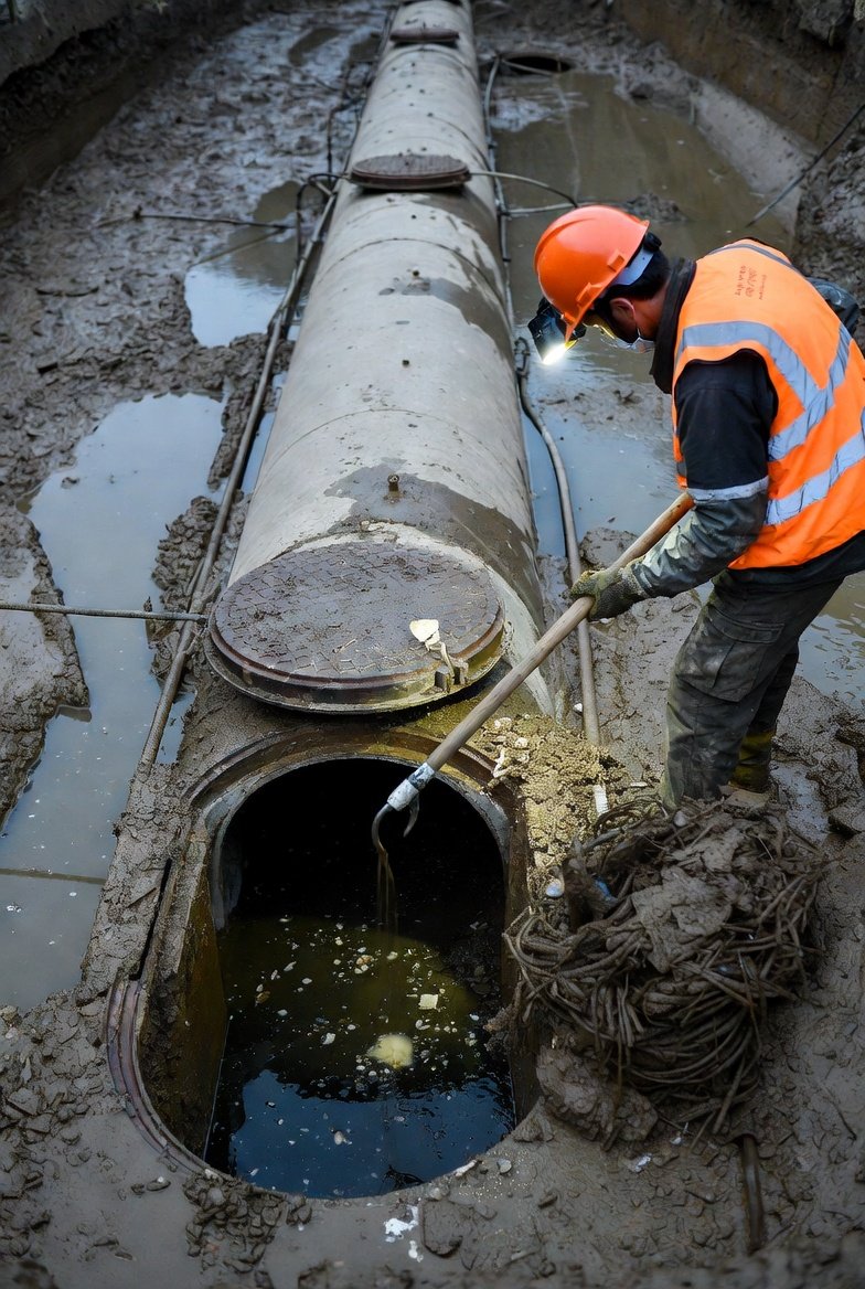 Sewage Pipeline Cleaning in Velachery, Chennai - KPS Tank Cleaning Services