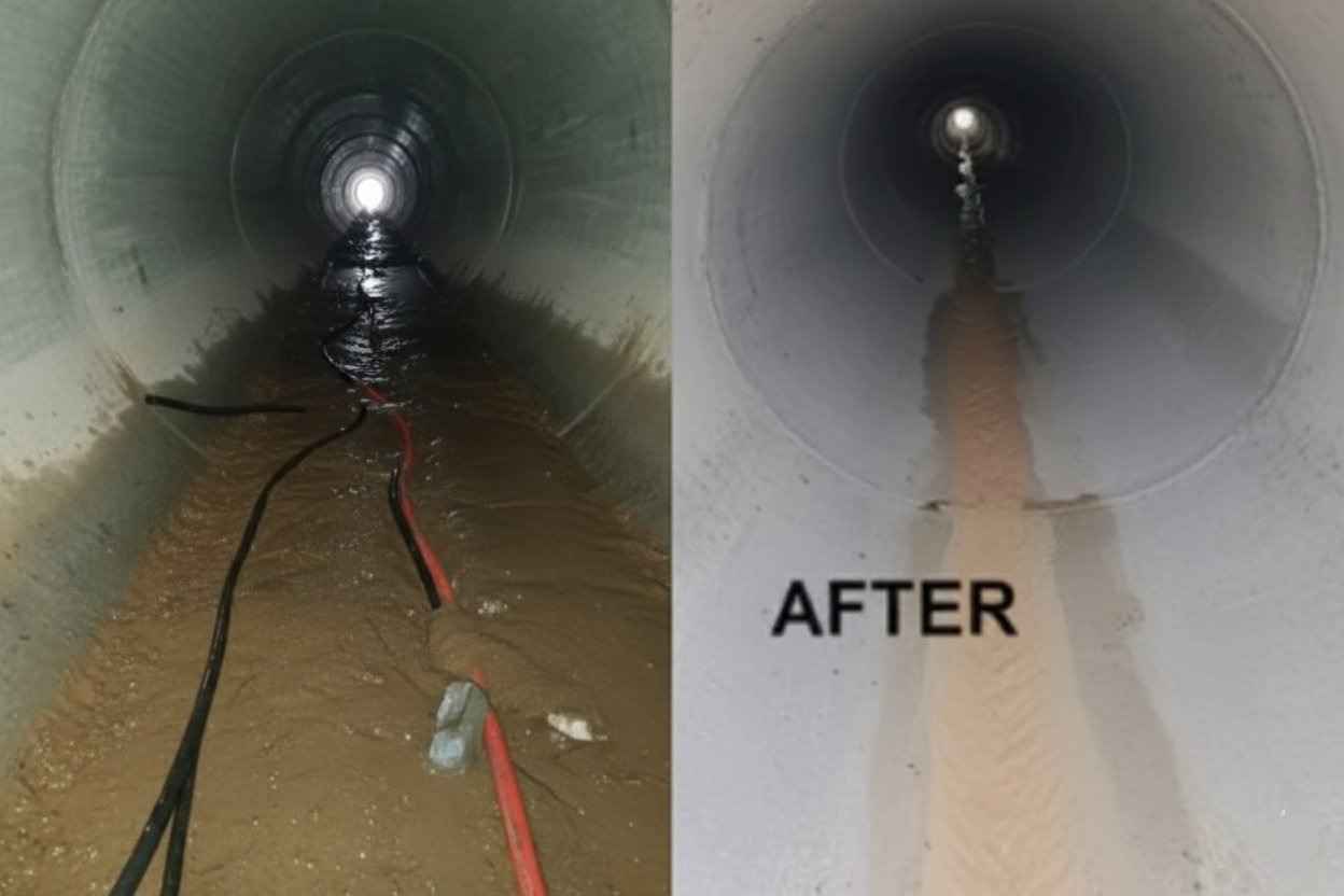 Storm Water Pipeline Cleaning in Velachery, Chennai - KPS Tank Cleaning Services